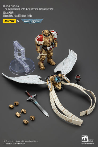 Blood Angels The Sanguinor with Encarmine Broadsword - "Warhammer 40K" 1/18 Action Figure By JOYTOY