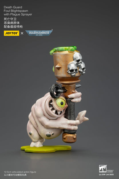 Death Guard Foul Blightspawn / Death Guard Lord of Virulence - "Warhammer 40,000" 1/18 Action Figure By JOYTOY