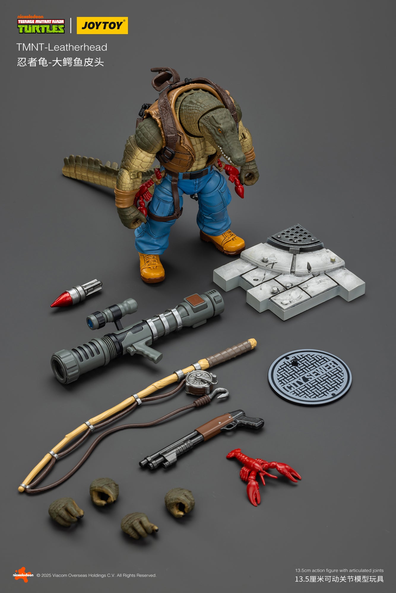 TMNT - Leatherhead - TMNT 1/18 Action Figure by JOYTOY – HiveWillGrow