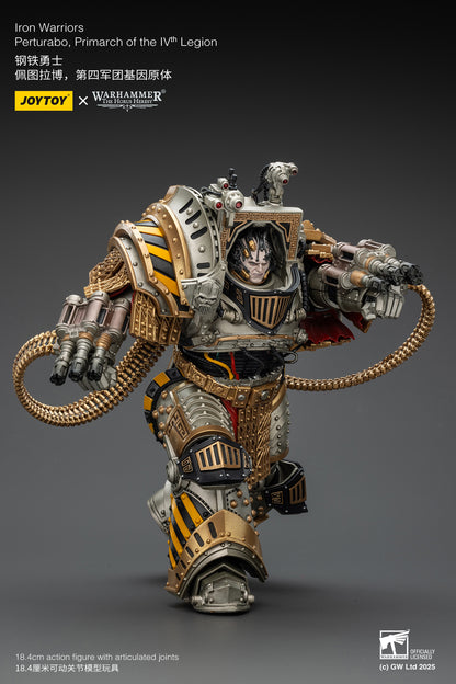 Iron Warriors Perturabo Primarch of the lVth Legion- 1/18 Warhammer The Horus Heresy By JOYTOY