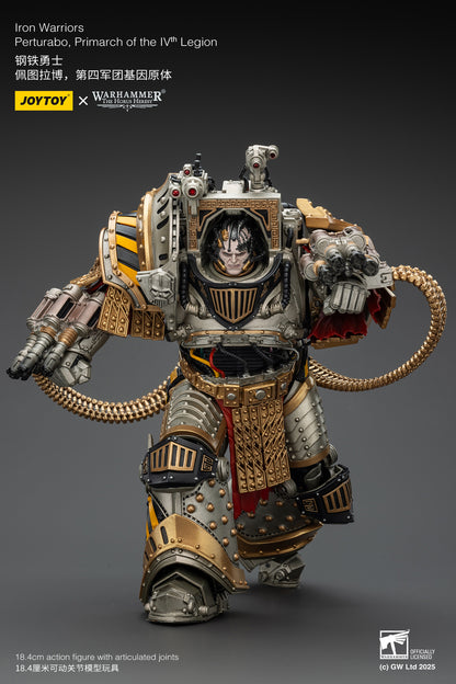 Iron Warriors Perturabo Primarch of the lVth Legion- 1/18 Warhammer The Horus Heresy By JOYTOY