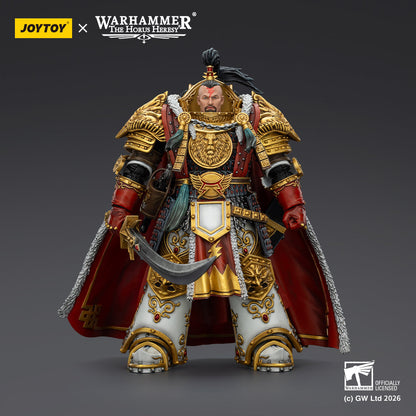 (31/1 Cutoff) White Scars Jaghatai Khan Primarch &  Tactical Legionary "The Horus Heresy" -Warhammer 40k 1/18 Action Figure By JOYTOY