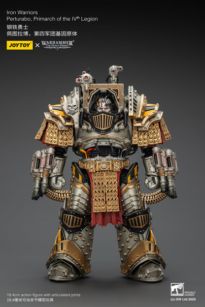Iron Warriors Perturabo Primarch of the lVth Legion- 1/18 Warhammer The Horus Heresy By JOYTOY