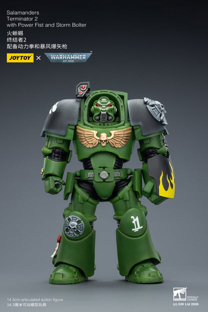 (20 FEB CUTOFF) Salamanders Terminator -Warhammer 40k 1/18 Action Figure By JOYTOY