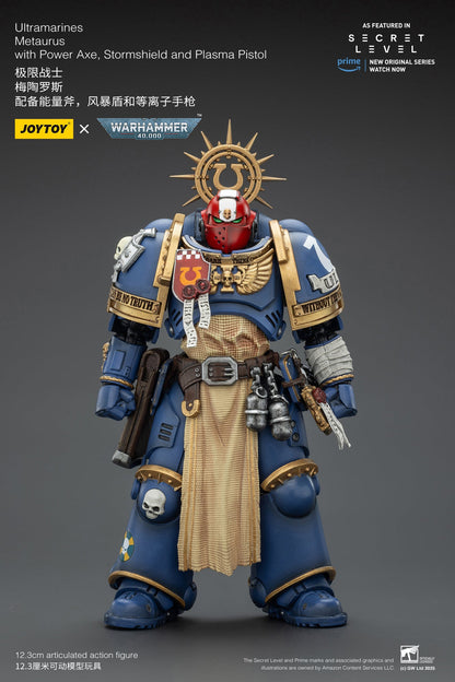 Ultramarines Set - Titus, Metaurus, Levantus, Torvald - Warhammer 40K  1/18 Action Figure By JOYTOY