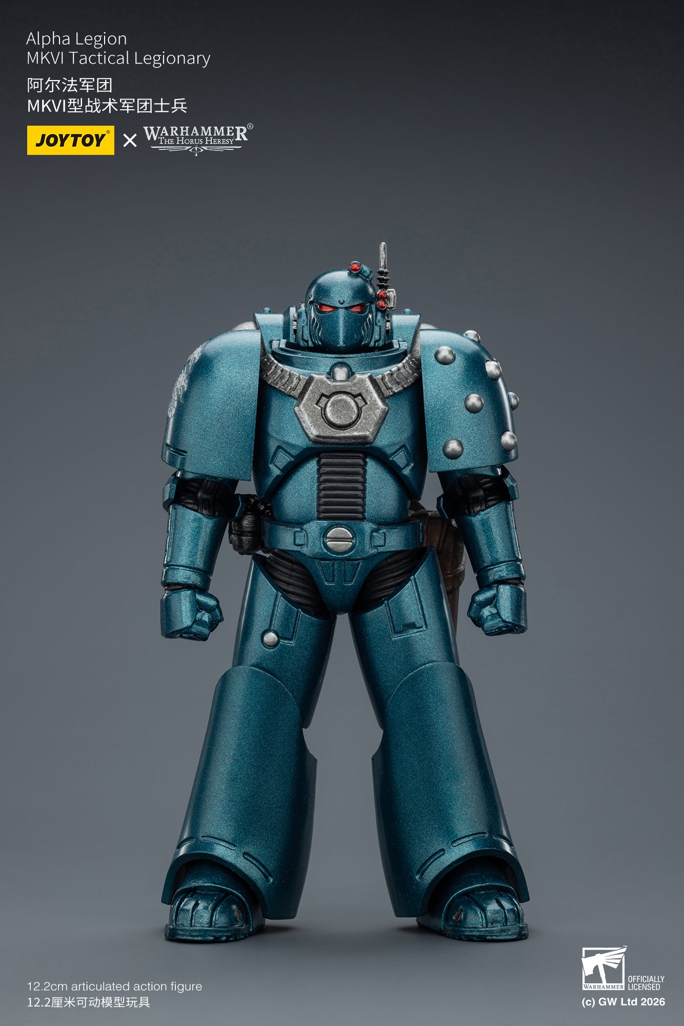 (6/2 Cutoff) MKVI Tactical Legionary-Warhammer "The Horus Heresy" -Warhammer 40k 1/18 Action Figure By JOYTOY