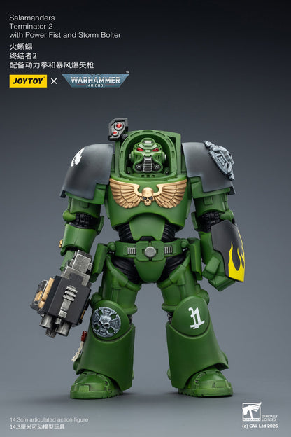 (20 FEB CUTOFF) Salamanders Terminator -Warhammer 40k 1/18 Action Figure By JOYTOY
