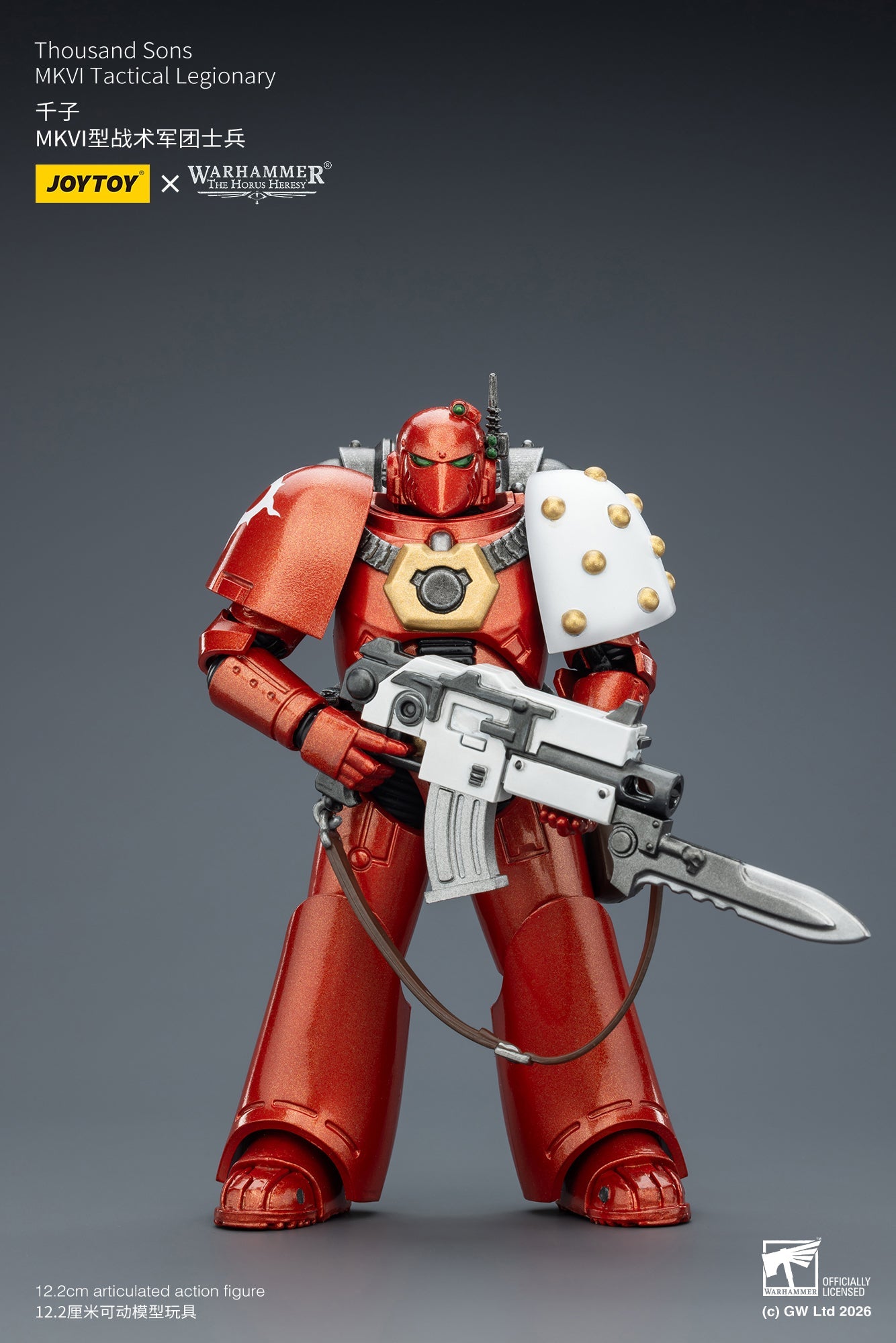 (6/2 Cutoff) MKVI Tactical Legionary-Warhammer "The Horus Heresy" -Warhammer 40k 1/18 Action Figure By JOYTOY