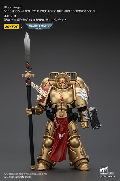 Blood Angels Sanguinary Guard - 1/18 warhammer 40k Action Figure By JOYTOY