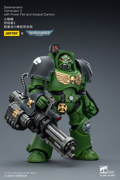 (20 FEB CUTOFF) Salamanders Terminator -Warhammer 40k 1/18 Action Figure By JOYTOY