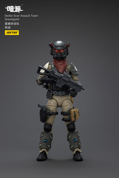 Stellar Scar Assault Team Gravelgold Action Figure by JOYTOY