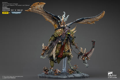 Mortarion,Daemon Primarch of Nurgle with Ancient weapons 'The Lantern' and 'Silence'  - "Warhammer 40K" 1/18 Action Figure By JOYTOY