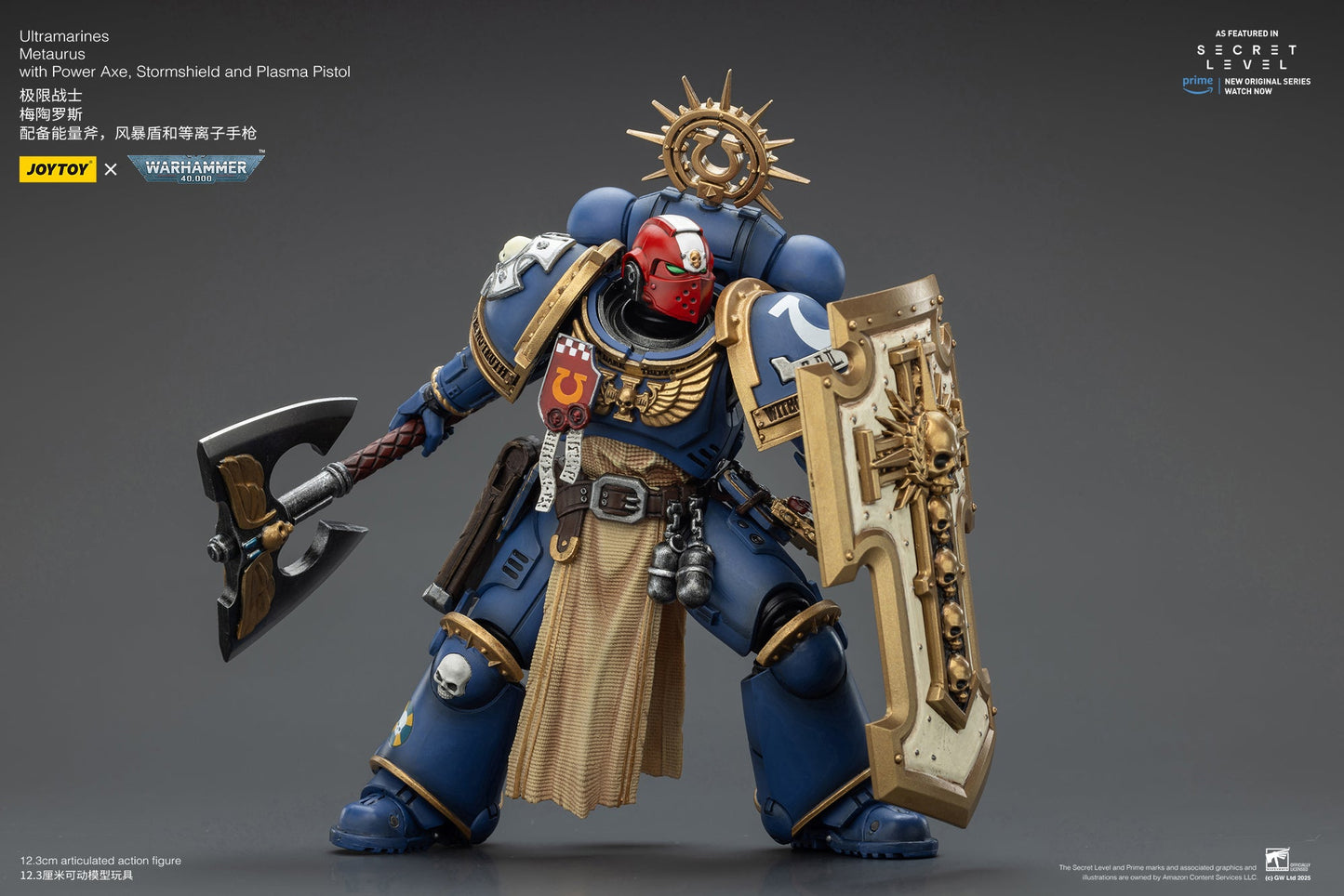 Ultramarines Set - Titus, Metaurus, Levantus, Torvald - Warhammer 40K  1/18 Action Figure By JOYTOY