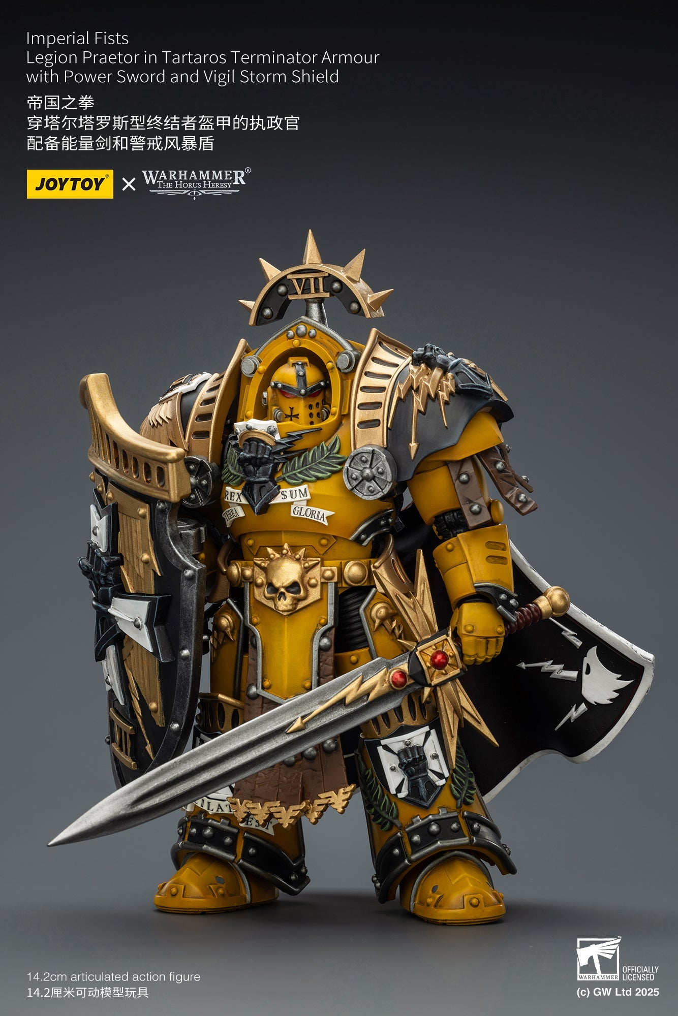 "The Horus Heresy" Imperial Fists -Warhammer 30k 1/18 Action Figure By JOYTOY