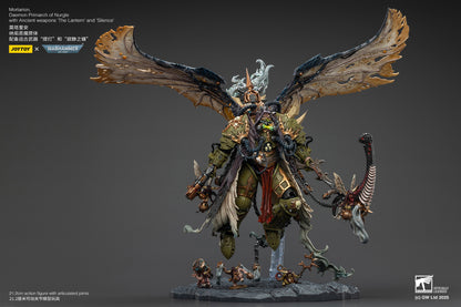 Mortarion,Daemon Primarch of Nurgle with Ancient weapons 'The Lantern' and 'Silence'  - "Warhammer 40K" 1/18 Action Figure By JOYTOY