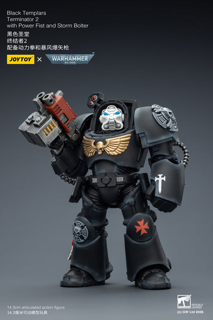 (20 FEB CUTOFF) Black Templars Terminator -Warhammer 40k 1/18 Action Figure By JOYTOY