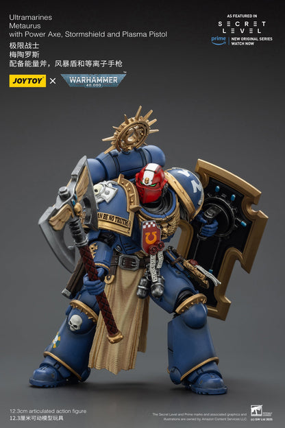 Ultramarines Set - Titus, Metaurus, Levantus, Torvald - Warhammer 40K  1/18 Action Figure By JOYTOY