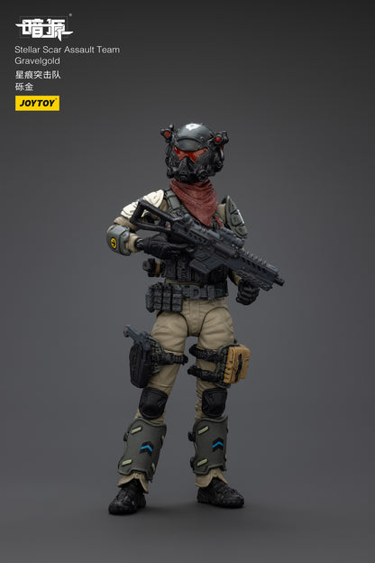Stellar Scar Assault Team Gravelgold Action Figure by JOYTOY
