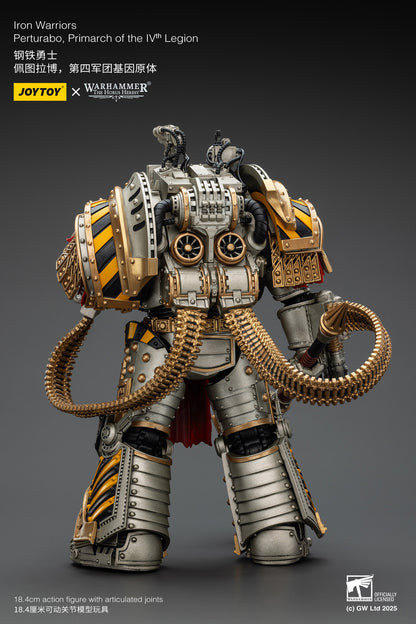 Iron Warriors Perturabo Primarch of the lVth Legion- 1/18 Warhammer The Horus Heresy By JOYTOY