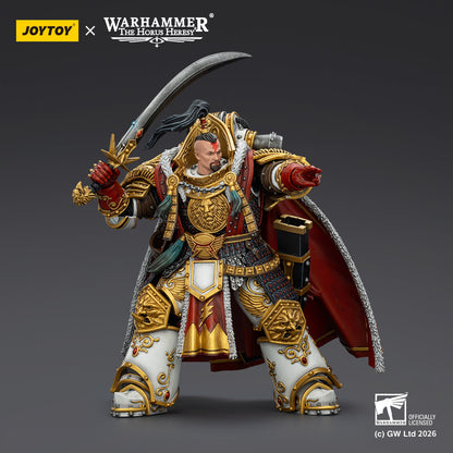 (31/1 Cutoff) White Scars Jaghatai Khan Primarch &  Tactical Legionary "The Horus Heresy" -Warhammer 40k 1/18 Action Figure By JOYTOY