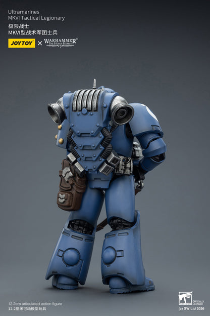 (6/2 Cutoff) MKVI Tactical Legionary-Warhammer "The Horus Heresy" -Warhammer 40k 1/18 Action Figure By JOYTOY