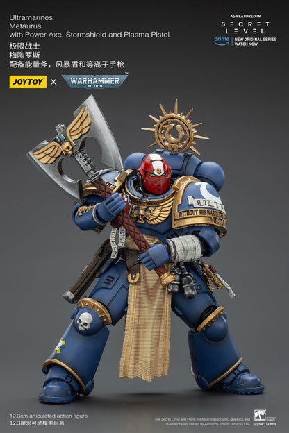 Ultramarines Set - Titus, Metaurus, Levantus, Torvald - Warhammer 40K  1/18 Action Figure By JOYTOY