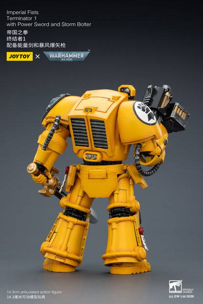 (20 FEB CUTOFF) Imperial Fists Terminator-Warhammer 40k 1/18 Action Figure By JOYTOY