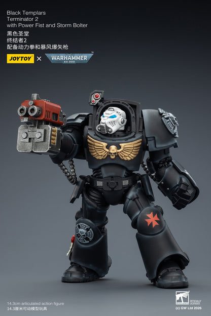 (20 FEB CUTOFF) Black Templars Terminator -Warhammer 40k 1/18 Action Figure By JOYTOY