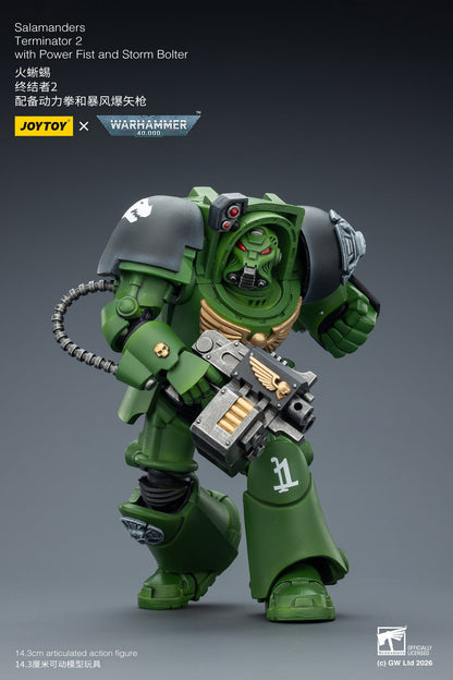 (20 FEB CUTOFF) Salamanders Terminator -Warhammer 40k 1/18 Action Figure By JOYTOY
