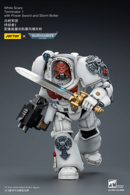 (20 FEB CUTOFF) White Scars Terminator -Warhammer 40k 1/18 Action Figure By JOYTOY