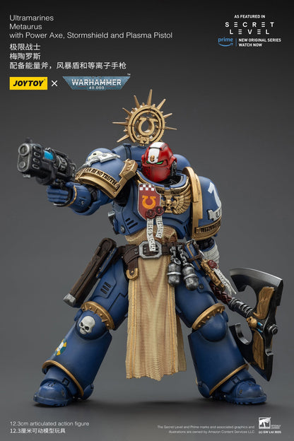 Ultramarines Set - Titus, Metaurus, Levantus, Torvald - Warhammer 40K  1/18 Action Figure By JOYTOY