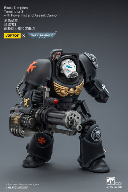 (20 FEB CUTOFF) Black Templars Terminator -Warhammer 40k 1/18 Action Figure By JOYTOY