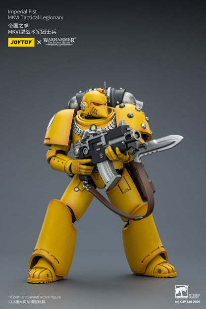 (6/2 Cutoff) MKVI Tactical Legionary-Warhammer "The Horus Heresy" -Warhammer 40k 1/18 Action Figure By JOYTOY