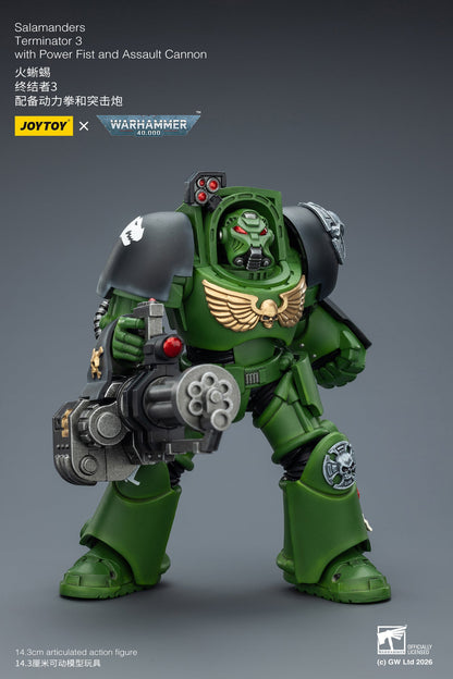 (20 FEB CUTOFF) Salamanders Terminator -Warhammer 40k 1/18 Action Figure By JOYTOY