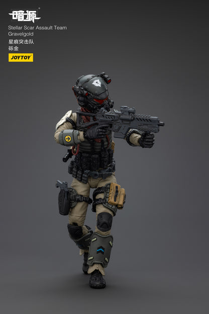 Stellar Scar Assault Team Gravelgold Action Figure by JOYTOY
