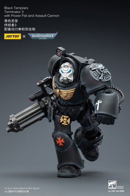 (20 FEB CUTOFF) Black Templars Terminator -Warhammer 40k 1/18 Action Figure By JOYTOY