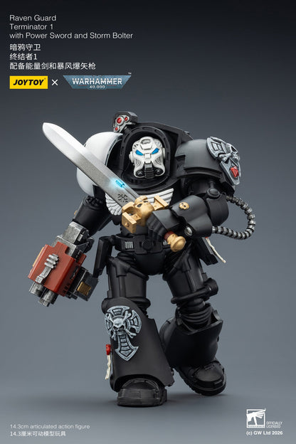 (20 FEB CUTOFF) Raven Guard Terminator -Warhammer 40k 1/18 Action Figure By JOYTOY