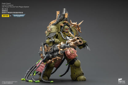 Death Guard Foul Blightspawn / Death Guard Lord of Virulence - "Warhammer 40,000" 1/18 Action Figure By JOYTOY