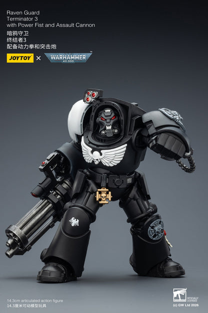 (20 FEB CUTOFF) Raven Guard Terminator -Warhammer 40k 1/18 Action Figure By JOYTOY