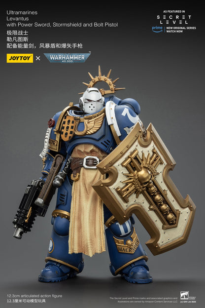 Ultramarines Set - Titus, Metaurus, Levantus, Torvald - Warhammer 40K  1/18 Action Figure By JOYTOY