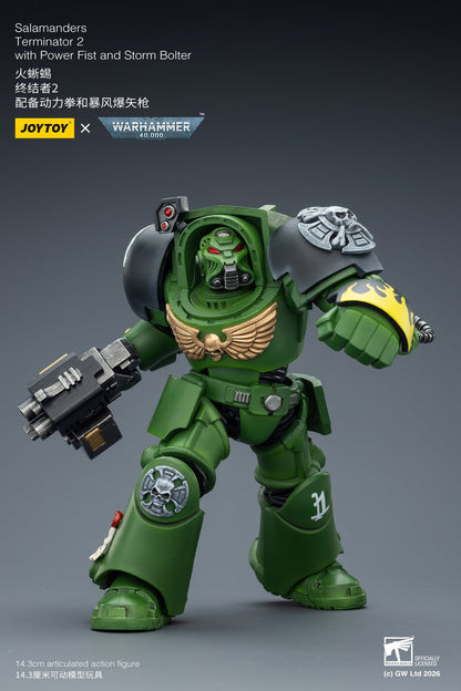 (20 FEB CUTOFF) Salamanders Terminator -Warhammer 40k 1/18 Action Figure By JOYTOY