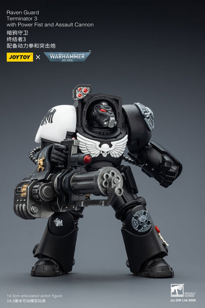 (20 FEB CUTOFF) Raven Guard Terminator -Warhammer 40k 1/18 Action Figure By JOYTOY