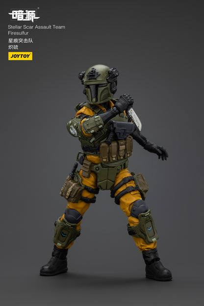 Stellar Scar Assault Team Gravelgold Action Figure by JOYTOY