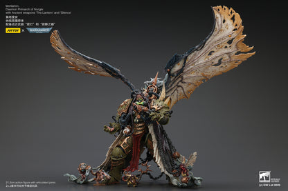 Mortarion,Daemon Primarch of Nurgle with Ancient weapons 'The Lantern' and 'Silence'  - "Warhammer 40K" 1/18 Action Figure By JOYTOY