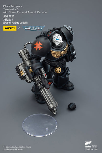 (20 FEB CUTOFF) Black Templars Terminator -Warhammer 40k 1/18 Action Figure By JOYTOY