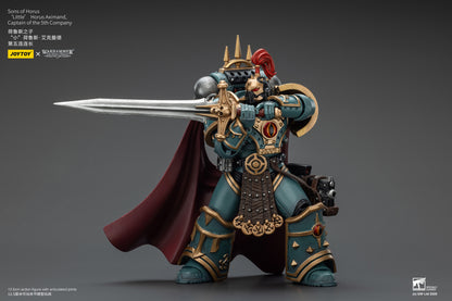 Sons of Horus Little Horus Aximand Captain of the 5th Company - 1/18 Warhammer "The Horus Heresy" Action Figure By JOYTOY