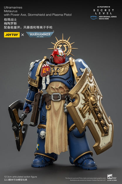 Ultramarines Set - Titus, Metaurus, Levantus, Torvald - Warhammer 40K  1/18 Action Figure By JOYTOY