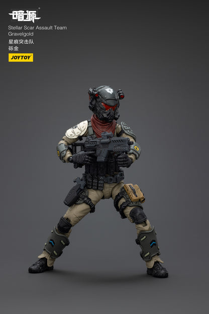 Stellar Scar Assault Team Gravelgold Action Figure by JOYTOY