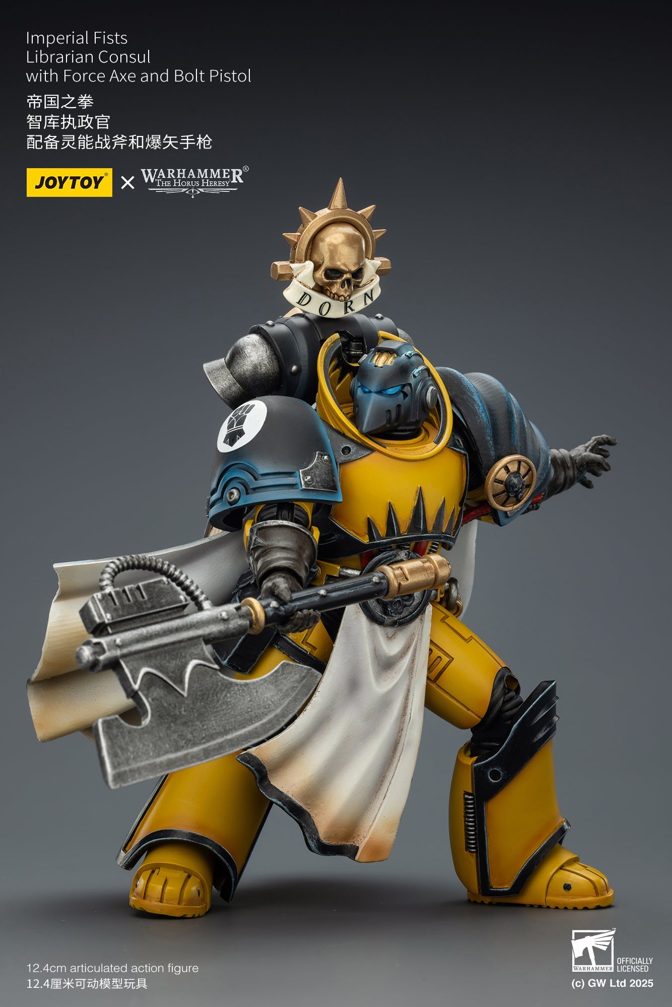 "The Horus Heresy" Imperial Fists -Warhammer 30k 1/18 Action Figure By JOYTOY