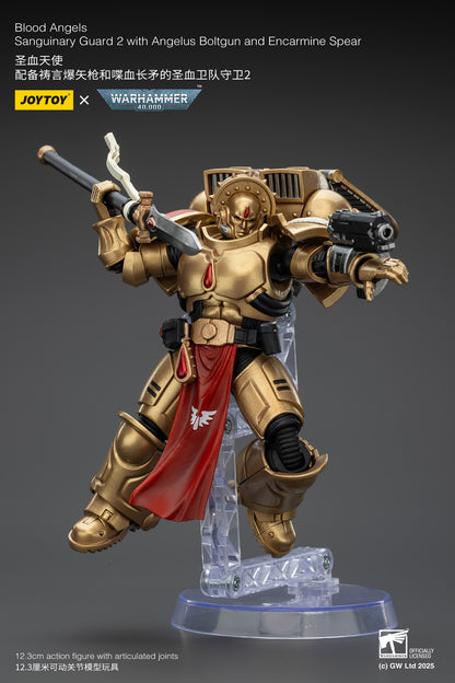 Blood Angels Sanguinary Guard - 1/18 warhammer 40k Action Figure By JOYTOY